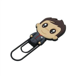 かわいい 2D ソフト PVC 漫画ペーパー クリップ